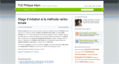 Desktop Screenshot of fle-philippemijon.com